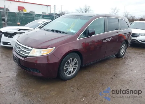 2012 Honda Odyssey Ex from USA, damaged, VIN 5FNRL5H43CB123512